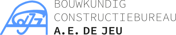 Bouwkundig Constructiebureau A.E. de JEU Logo